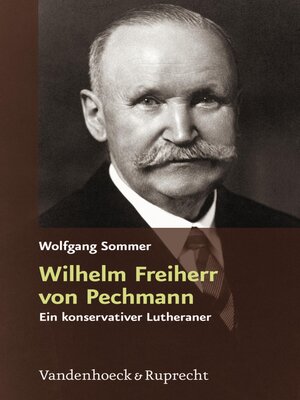 cover image of Wilhelm Freiherr von Pechmann